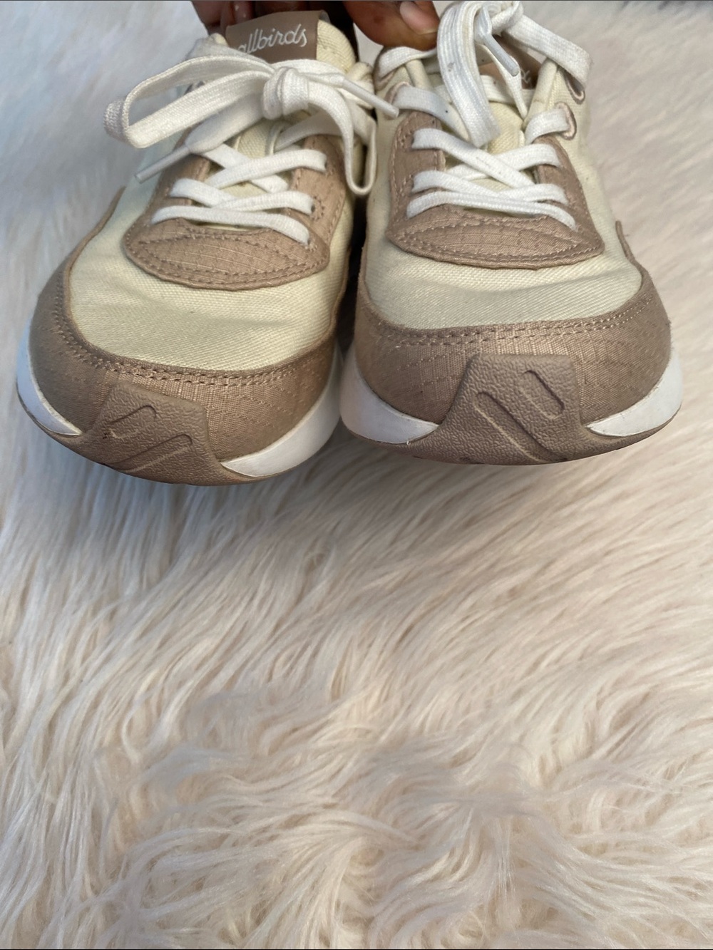 Allbirds Courier Stony Cream/Rugged Beige Sneakers, Size 8 - Picture 10 of 16